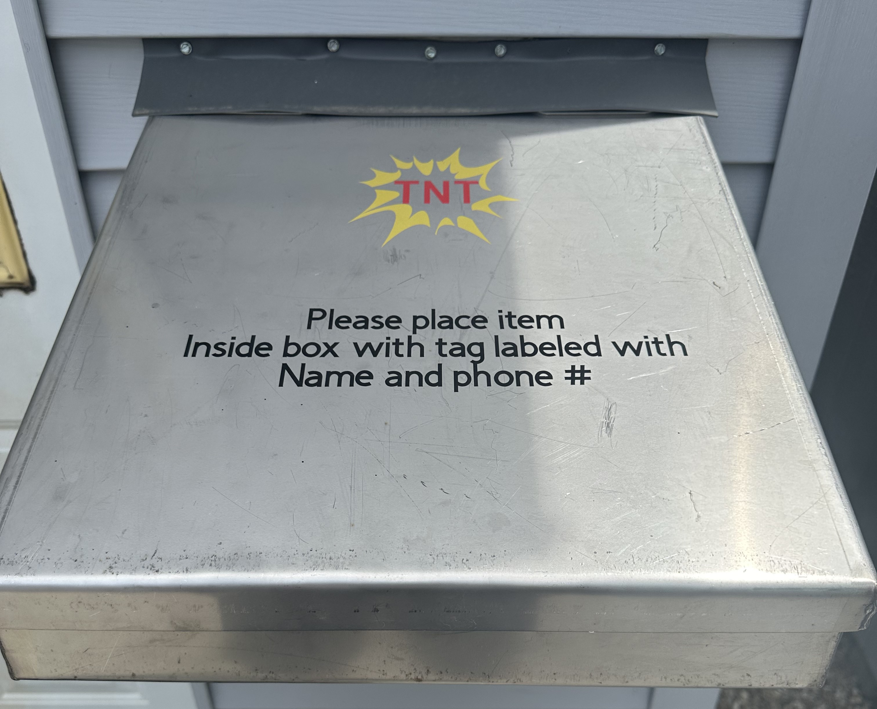 TNT Sharpening drop box